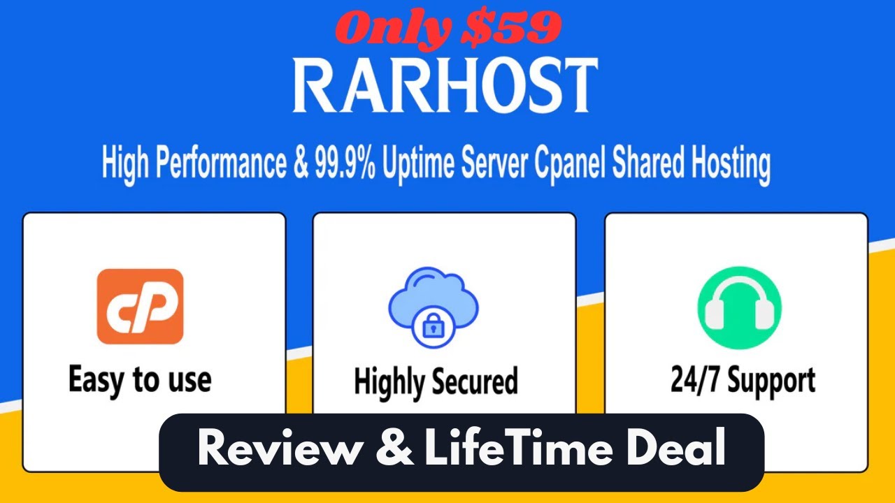 RARHost Lifetime Deal  &ndash; Reliable Web Hosting & Domain Management