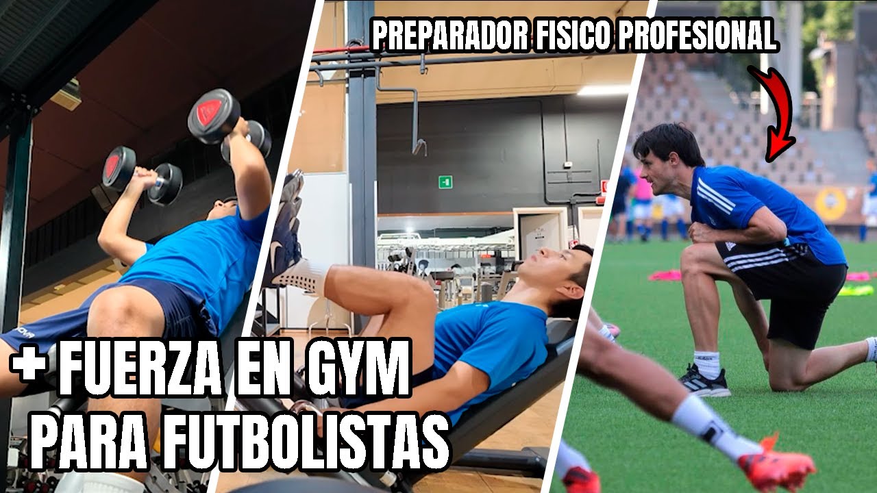 La MEJOR RUTINA en el GYM para FUTBOLISTAS⚽️ con @alvaromolinos🔥