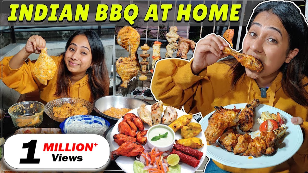 𝐈𝐧𝐝𝐢𝐚𝐧 𝐁𝐁𝐐 at Home 🍢| COOKBANG | Easily enjoy Tandoori BBQ at home (Full Process)