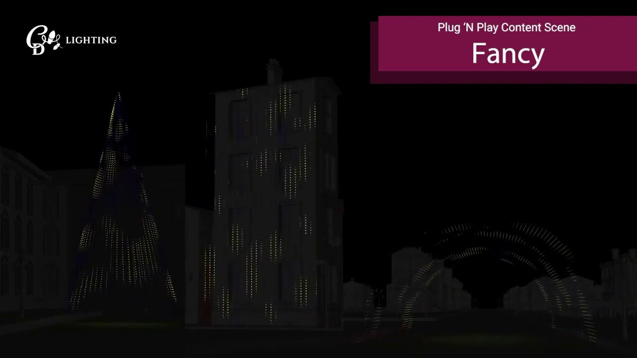 Symulacja pokazu - Fancy  - Plug and Play - CD Lighting