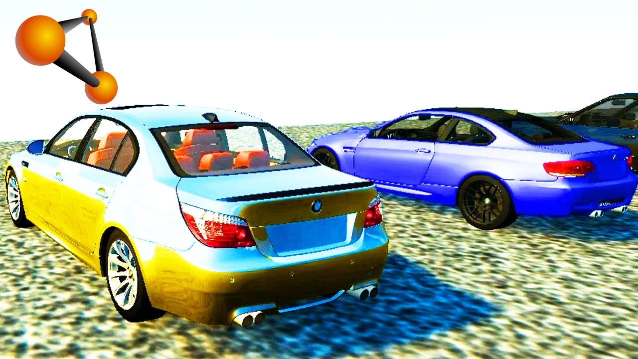 BMW Insane Downhill Crash Testing | BeamNG Drive Game
