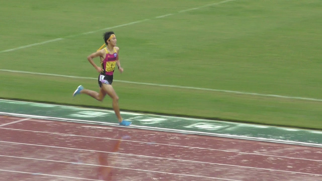 H29　ジュニアオリンピック　A男子3000m決勝　日本中学新記録　石田 洸介（浅川中・福岡）