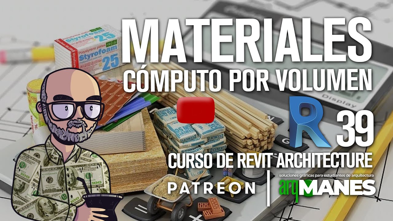 COMPUTO DE MATERIALES POR VOLUMEN | REVIT desde cero | TABLAS DE CUANTIFICACION tutorial #39