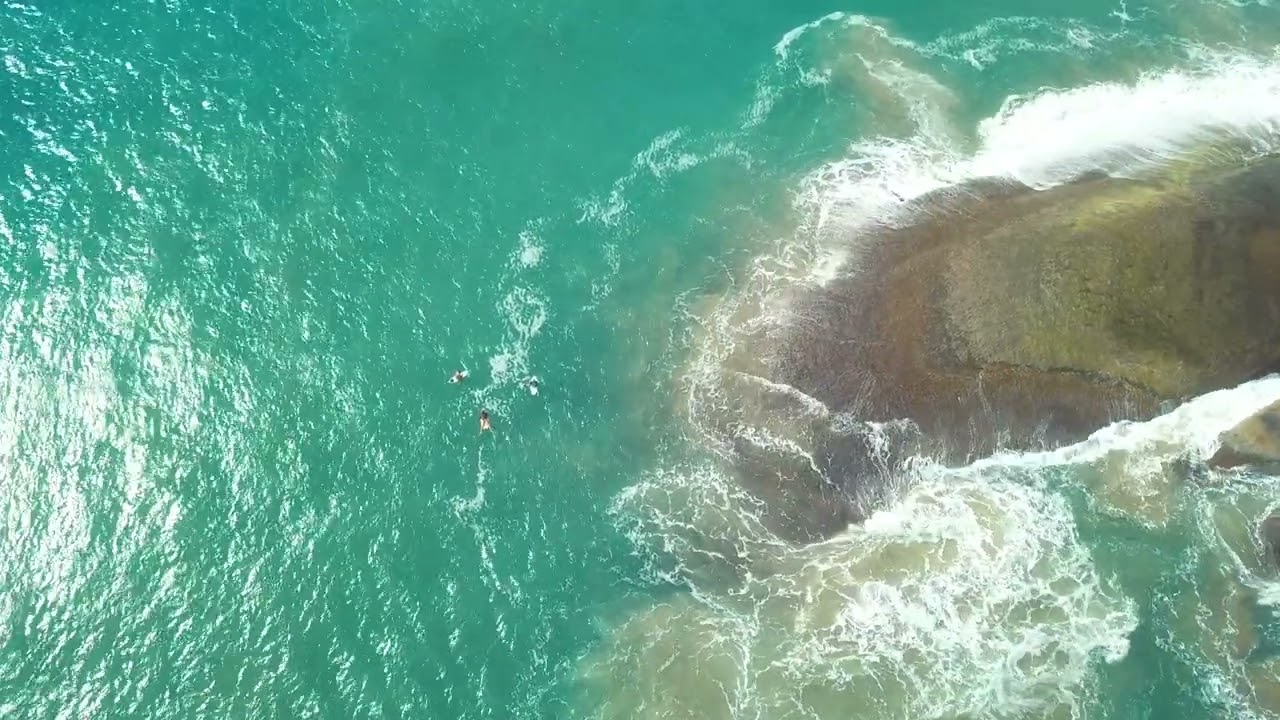 Okanda Surf Spot Sri Lanka (seen from above)