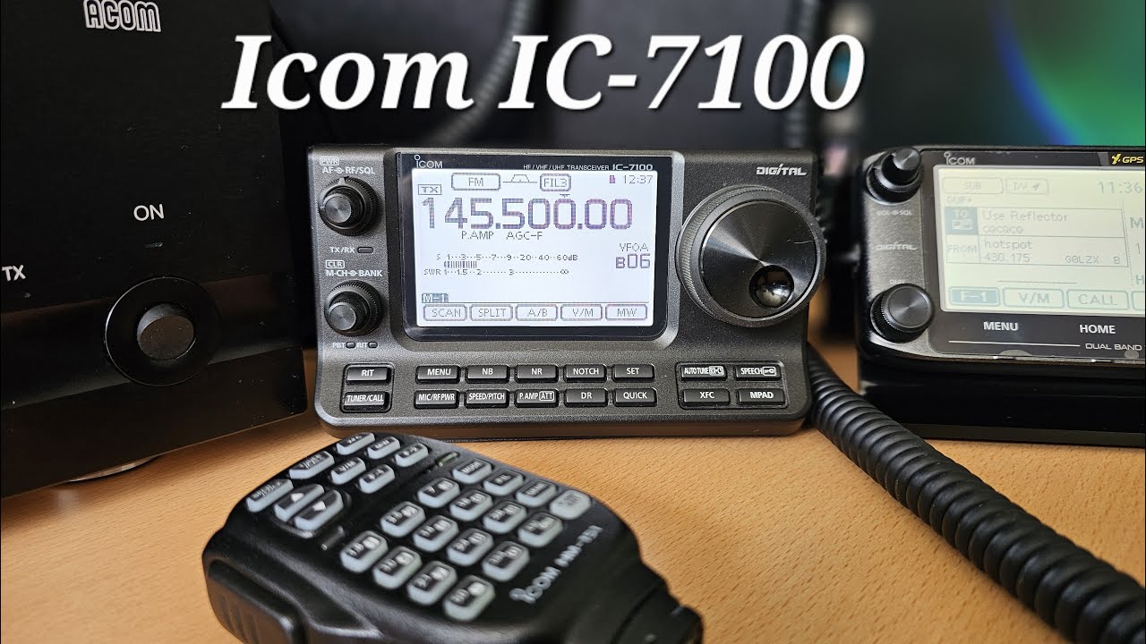 The Icom ic-7100 and the advantages it brings to the amateur radio shack