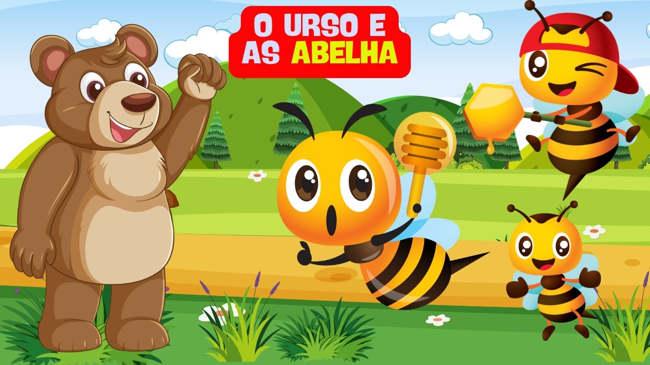 O URSO E AS ABELHAS - HISTÓRIA INFANTIL