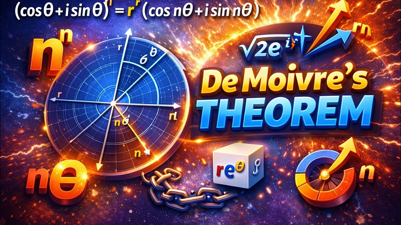 Master De Moivre’s Theorem in Minutes |Complex Numbers Simplified #demoivrestheorem #complexnumbers