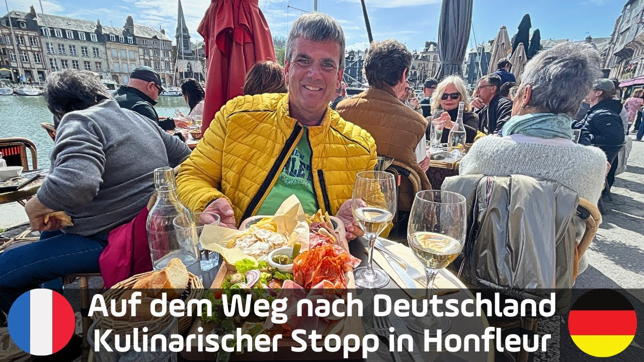 Mit Wohnmobil 750 km durch Nordfrankreich und Belgien - Kulinarischer Stopp in Honfleur