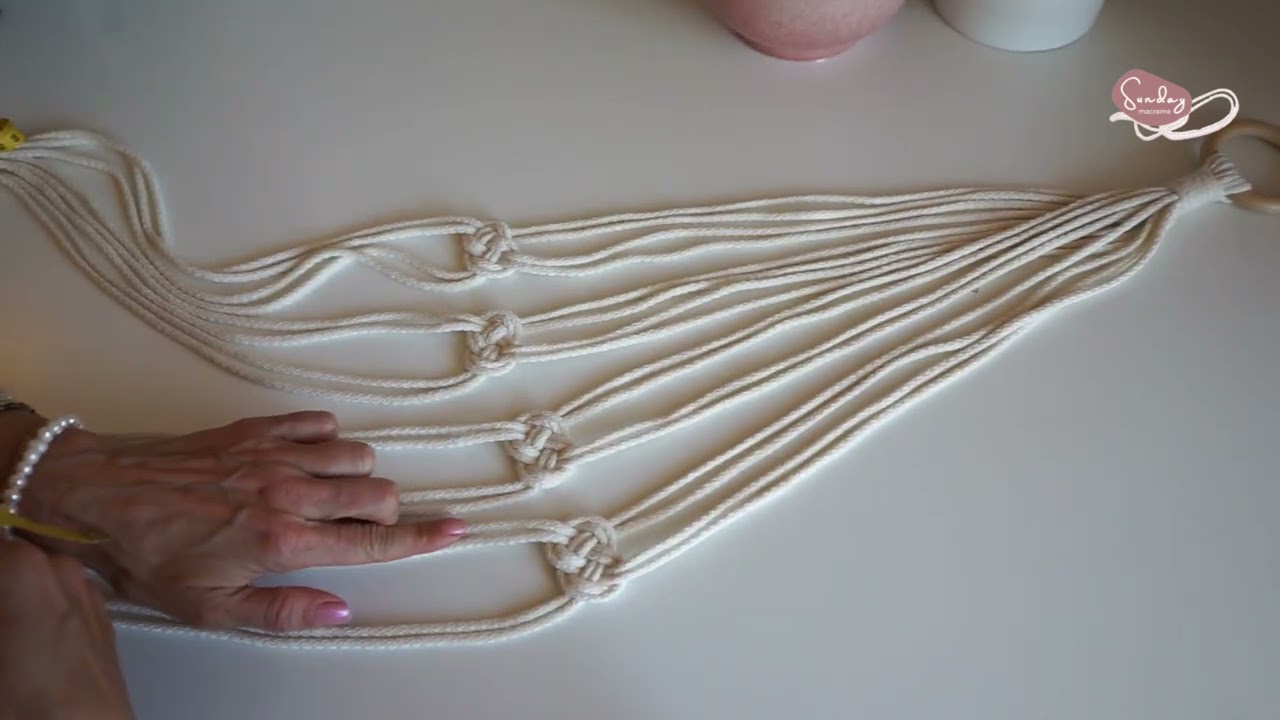 DIY Macrame Plant Hanger with Josephine knot