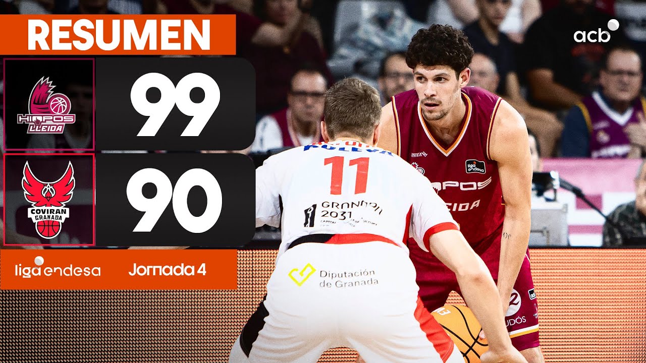 Hiopos Lleida - Coviran Granada (99-90) RESUMEN | Liga Endesa 2025-26