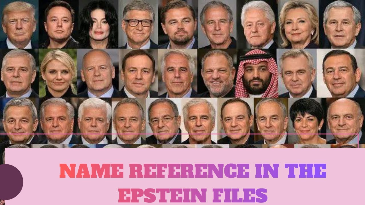 "Unmasking the Elite: Names in the Epstein Files Exposed!"