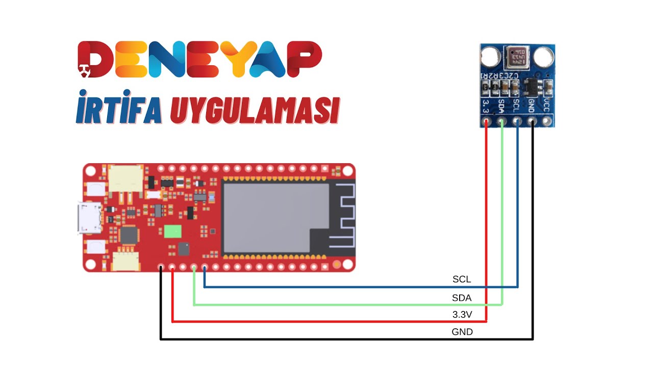 DENEYAP Kart - İrtifa Ölçme - BMP180