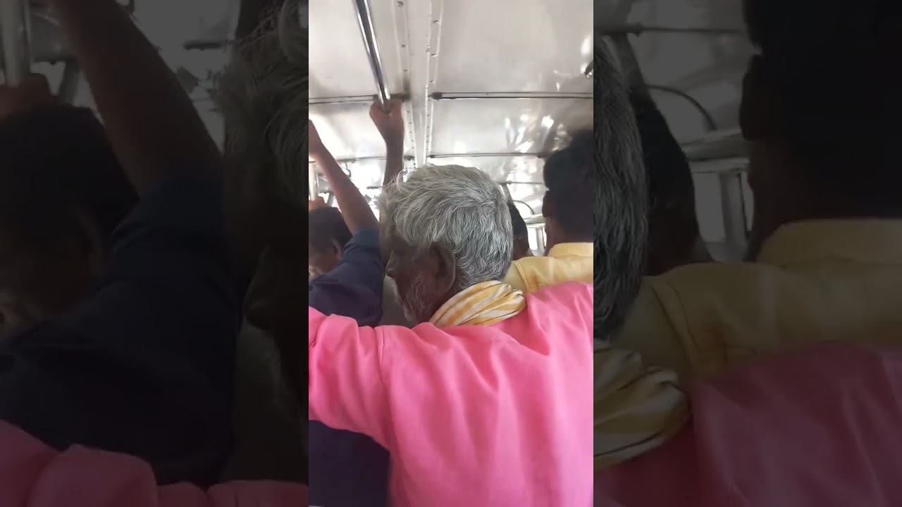 Fully crowded bus,on the way to Hanamkonda