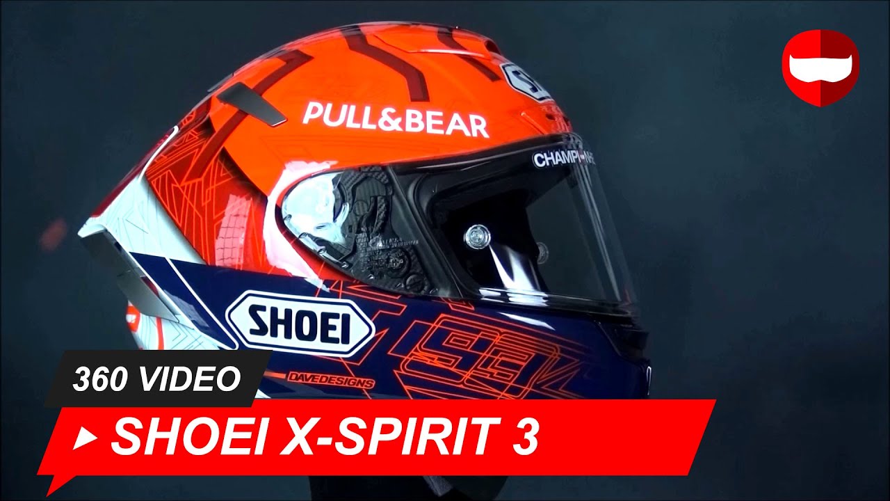 Shoei X-Spirit III Marquez 6 TC-1 шлем - ChampionHelmets.com