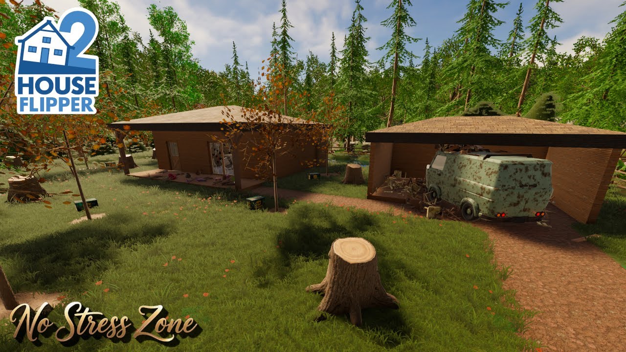House Flipper 2 – Small Forest Cabin Build | No Commentary custom job