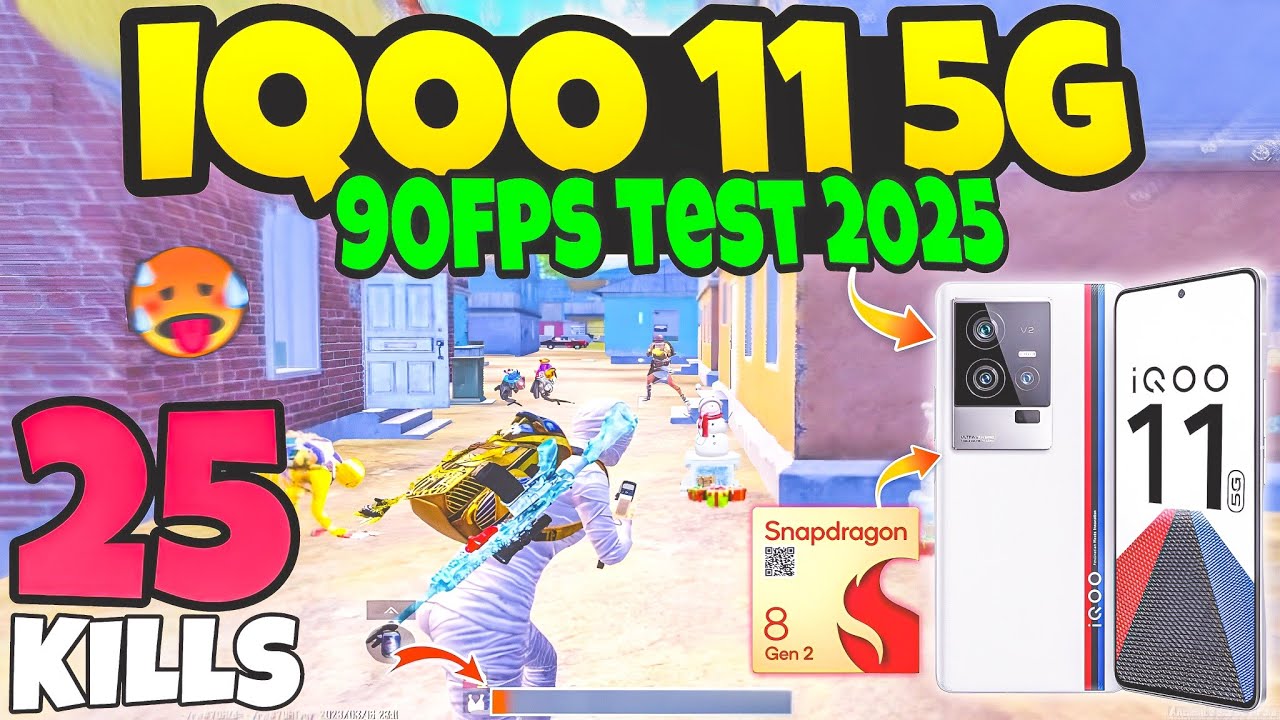 🔥iQOO 11 5G : BGMI Test on 120fps? | iQOO 11 BGMI Gaming Review