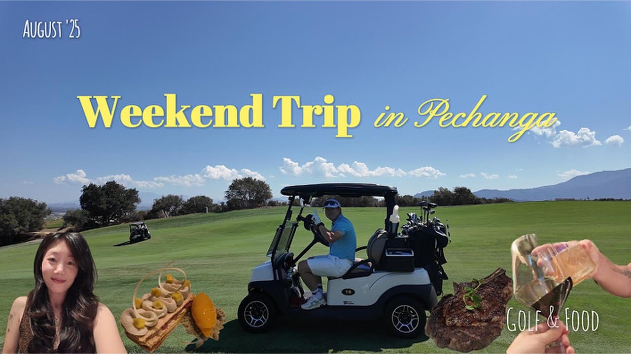 Weekend Trip to Pechanga Resort ⛳ 🎰 | Journey Golf Club | Steakhouse | Dessert | 골프여행 | 먹방