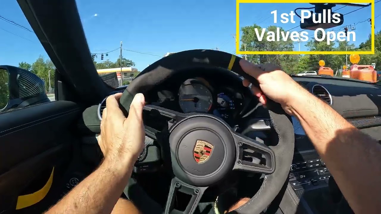 2024 PORSCHE SPYDER RS KLINE INCONEL - POV, COLD START, REDLINE PULLS, BINAURAL SOUND