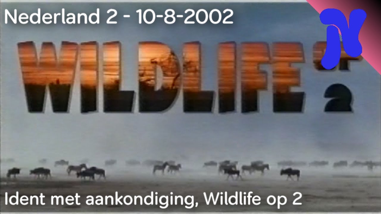 Nederland 2 - Ident met aankondiging, Wildlife op 2 intro (10-8-2002)