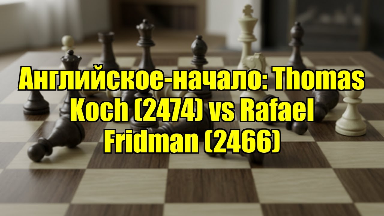 Английское-начало: Thomas Koch (2474) vs Rafael Fridman (2466)