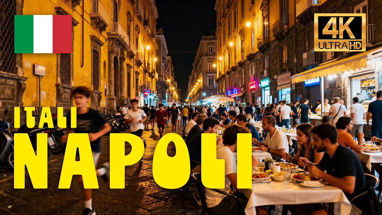 🇮🇹 Is Naples Dangerous at Night? | Explore the Bustling Nightlife & Street Partying in Italy