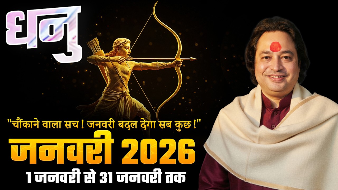 Dhanu Rashi (Sagittarius) – Dhanu Rashi January Rashifal 2026 | Sagittarius Horoscope January 2026
