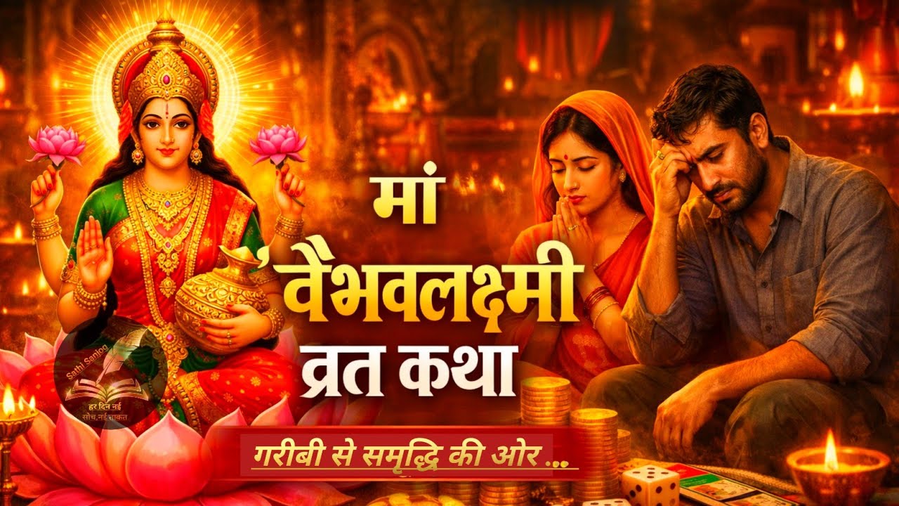 Vaibhav Laxmi Vrat Katha | शुक्रवार व्रत की चमत्कारी कथा | Lakshmi Puja (Shukrvar Special)
