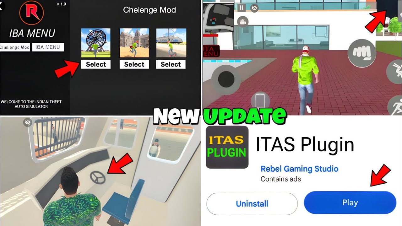 Indian Theft Auto Simulator New Update 🤯+Night Mood Future And Rain Mood Future | New Secret Futures