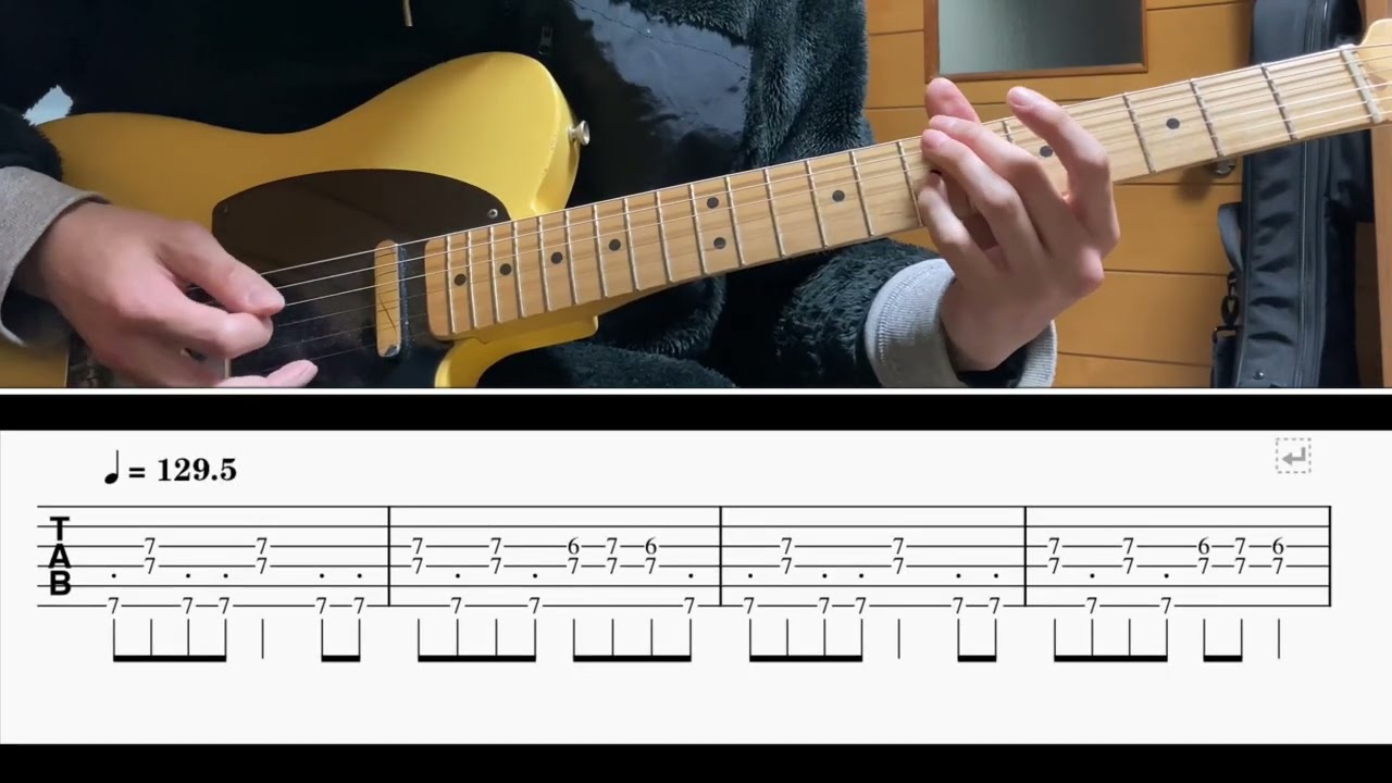 [TAB譜] Wild Child/HEART Guitar riff [ギター]