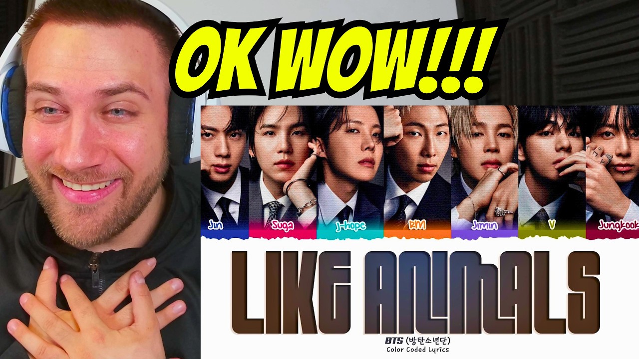 DAAAMN!! BTS 'Like Animals' Lyrics - REACTION