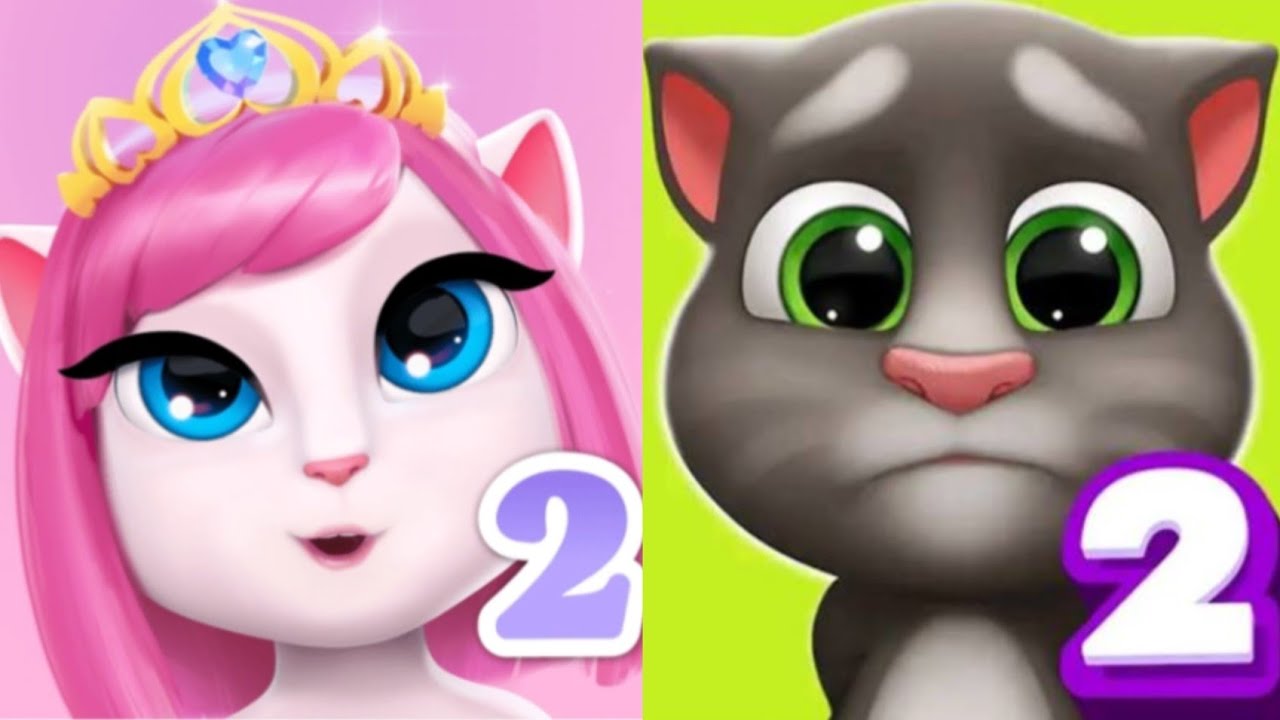 Baby Talking Angela-2 Vs Baby Talking Tom-2 