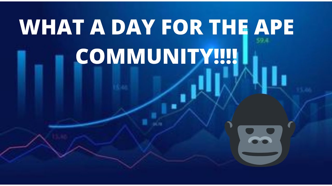 WHAT A DAY FOR THE APE COMMUNITY!!!! 🦍