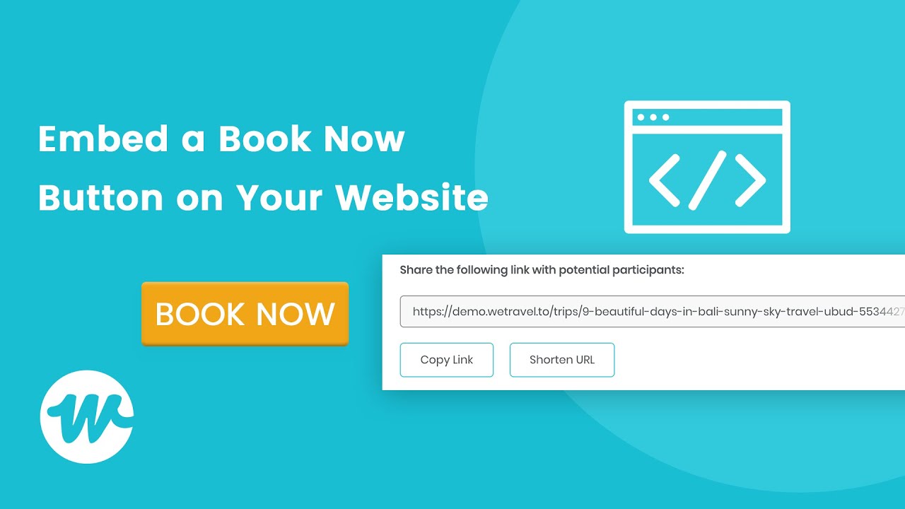 How to Create Book Now Buttons For Your Website (NO CODE!) - WeTravel