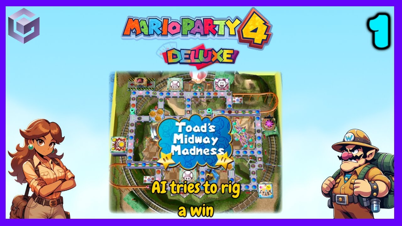 【Mario Party 4:  Deluxe Co-op】Toad's Midway Madness [4]