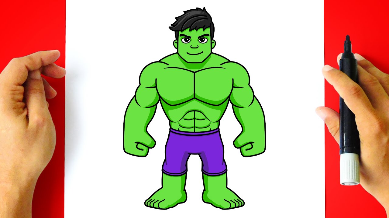 How to DRAW HULK - Spidey and His Amazing Friends