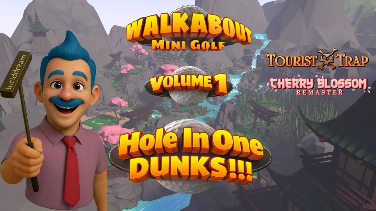 Walkabout Mini golf - Hole in one DUNKS - Volume 1 (Tourist Trap, Cherry Blossom)