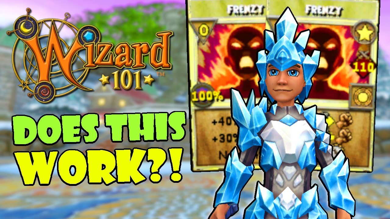 Wizard101 Max Ice PvP: USING FRENZY IN PVP FOR THE FIRST TIME!