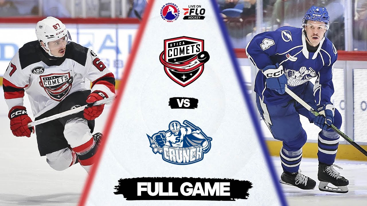 AHL Free Live Stream - Utica Comets vs Syracuse Crunch | FloHockey
