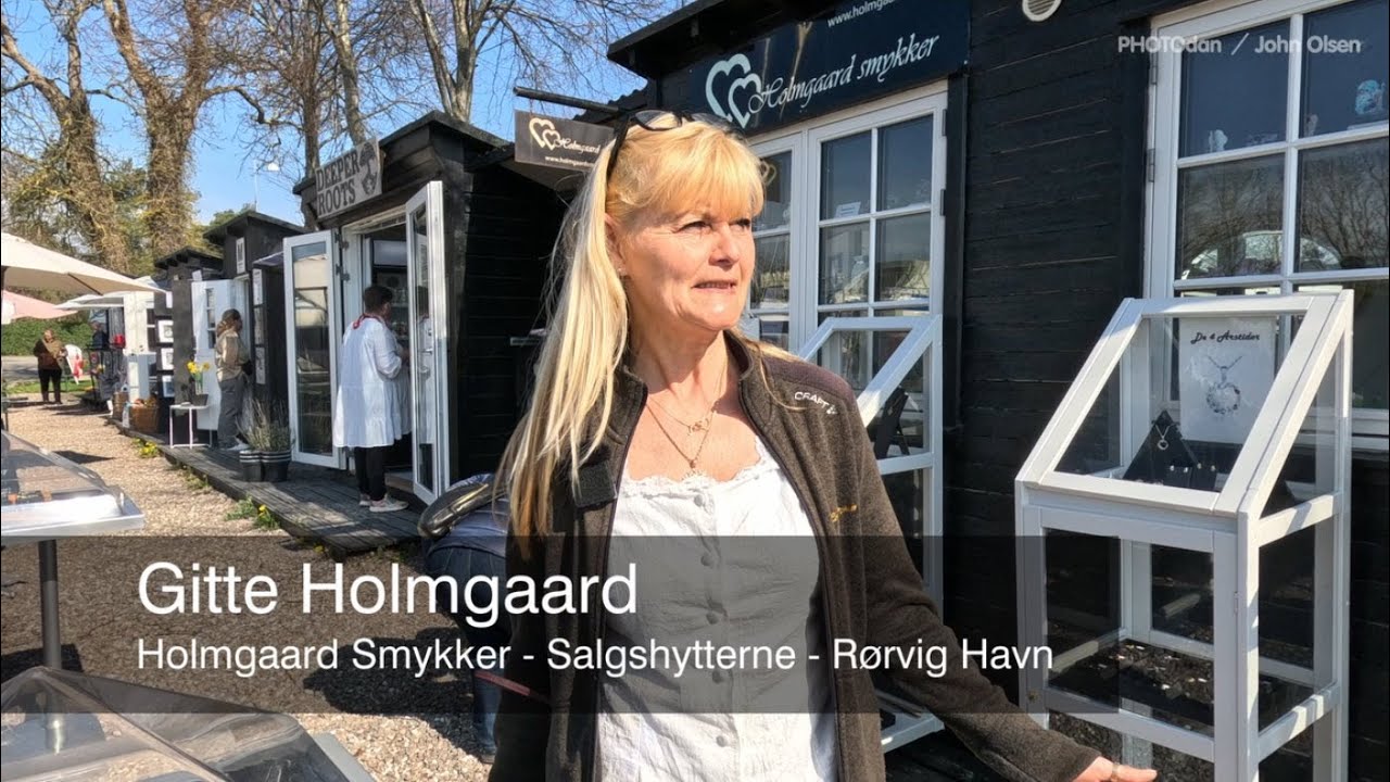 Salgshytterne på Rørvig Havn