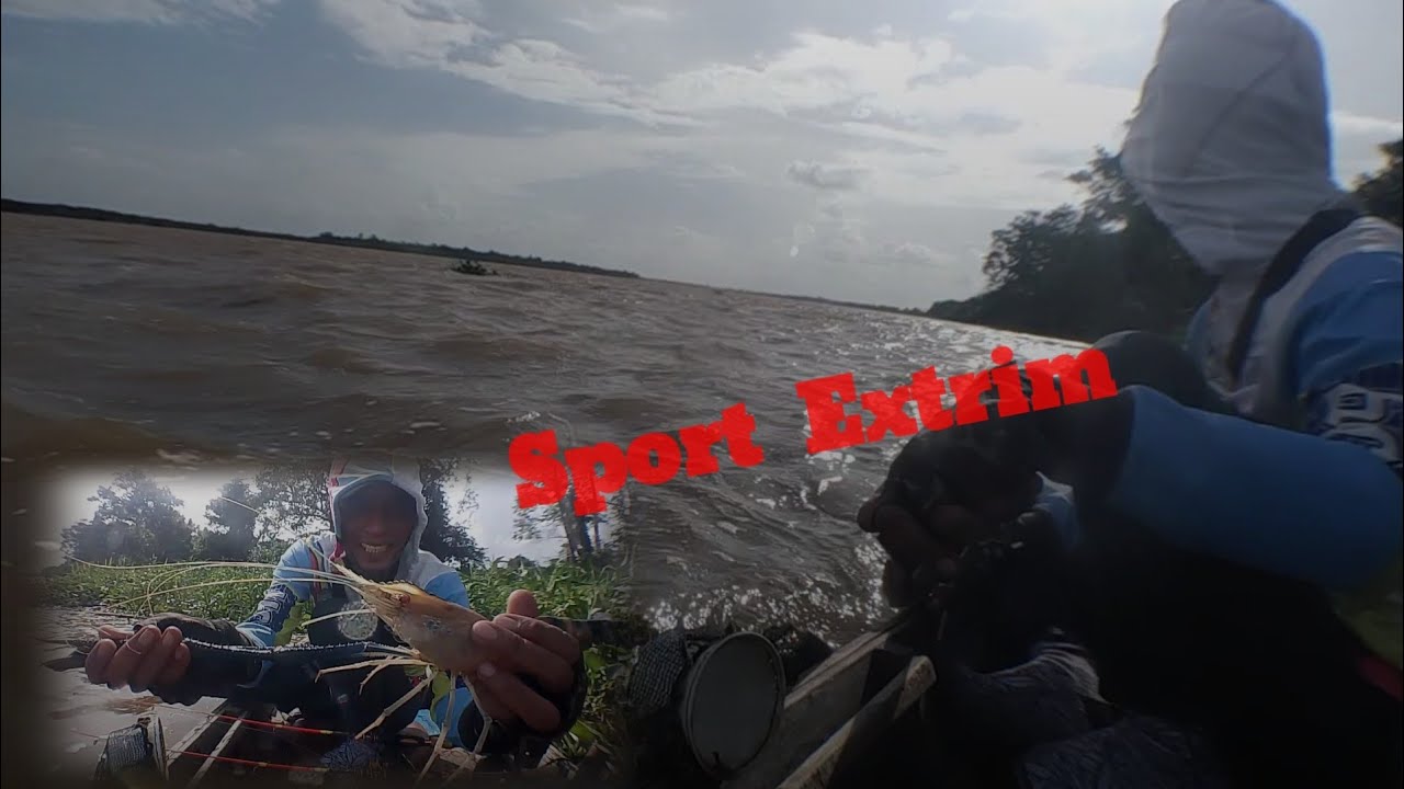 Sangat Extrim Sungai ini‼️Mancing Udang Galak di Sini Harus Tetap Waspada