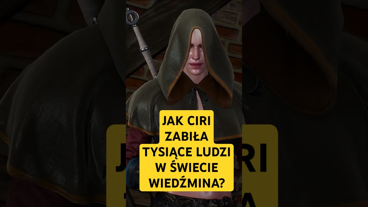 JAK CIRI ZABIŁA TYSIĄCE LUDZI W ŚWIECIE WIEDŹMINA?  #wiedźmin  #ciri #shorts #lanca #gaming