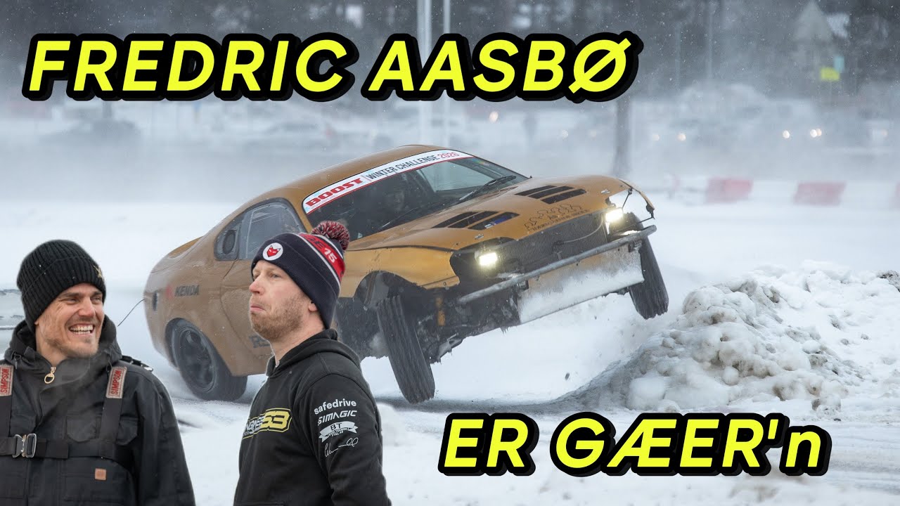 SJUK KJ&Oslash;RING! Sitter p&aring; med Fredric Aasb&oslash;!