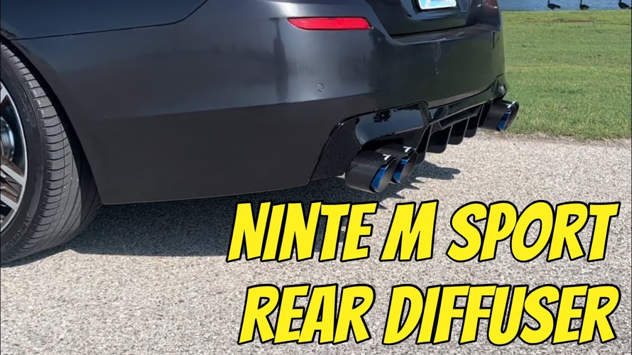BMW F10 535i Mods: Ninte Rear Diffuser