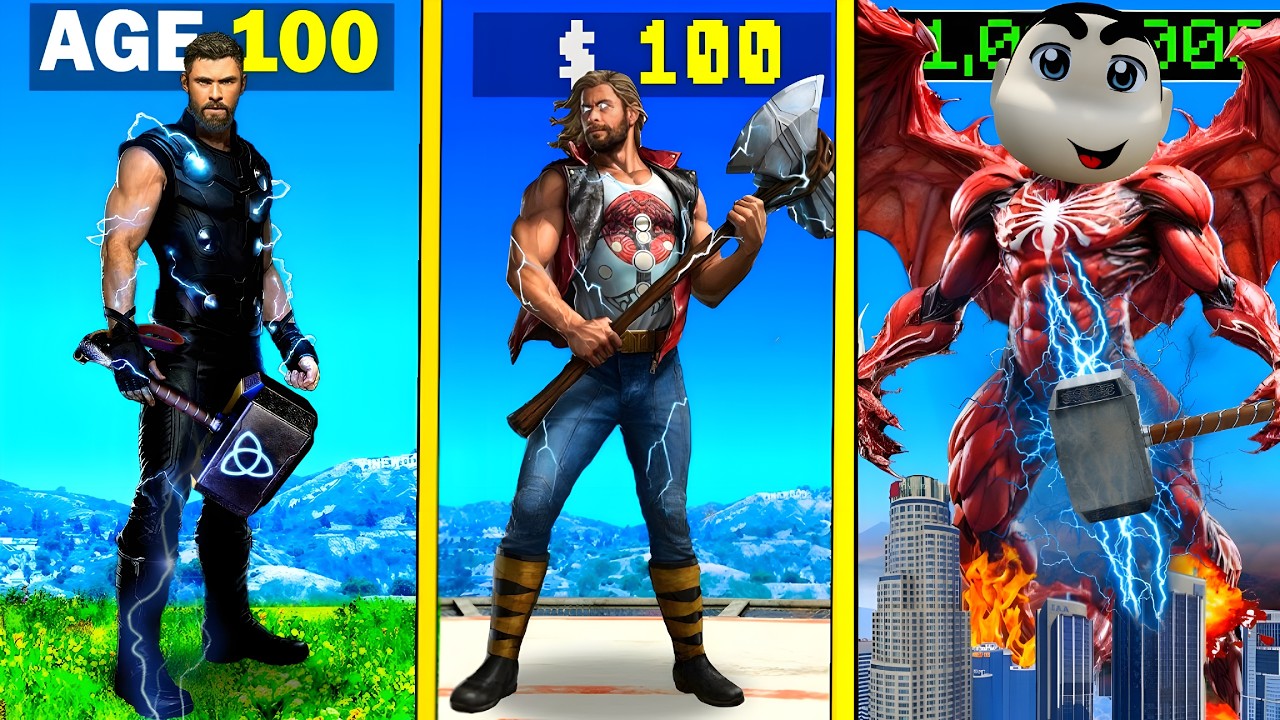 $1 THOR to $1,000,000,000 THOR in GTA 5