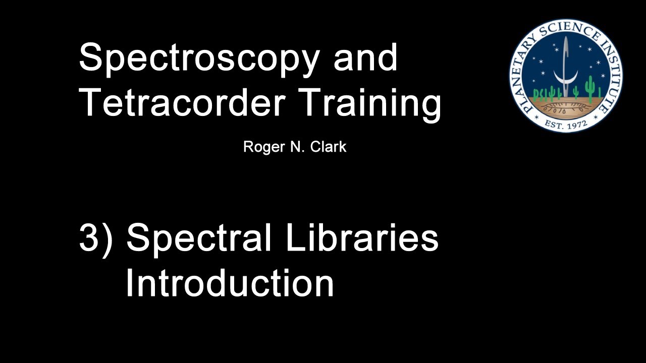 3) Spectral Libraries Introduction