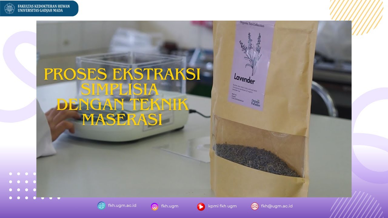Proses Ekstraksi Simplisia dengan Teknik Maserasi