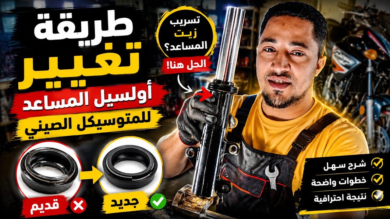 افعل هذا اذا اردت تغيير اولسيل المساعد للمتوسيكل 