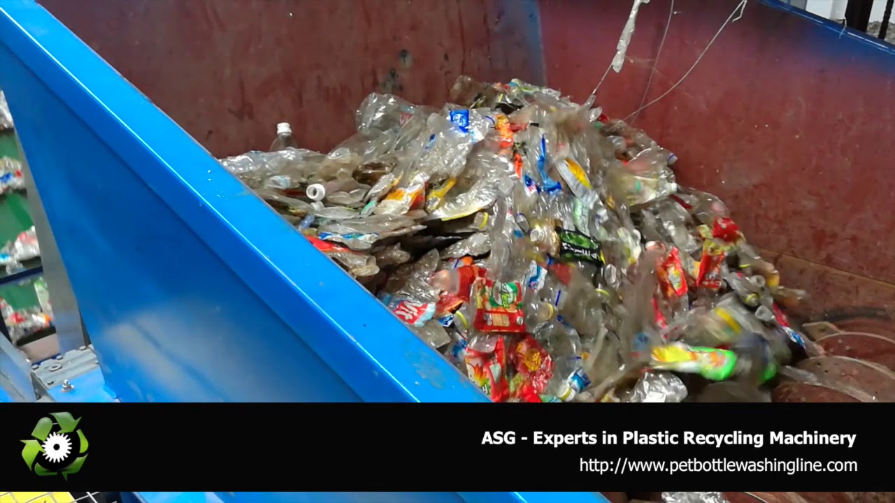 PET Bottle Debaler - ASG Plastic Recycling Machine