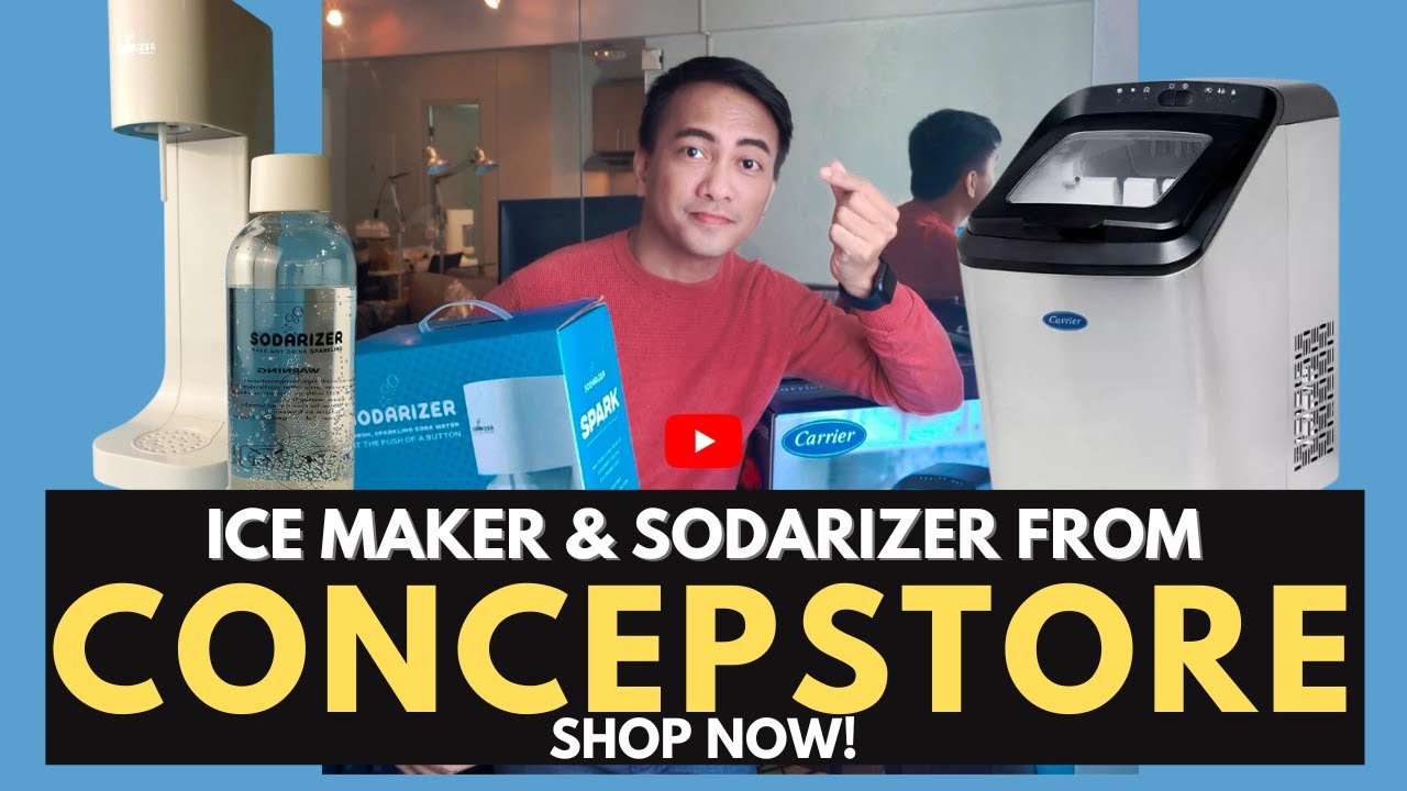 Enjoying Carrier Ice Maker and Sodarizer from Concepstore Philippines!