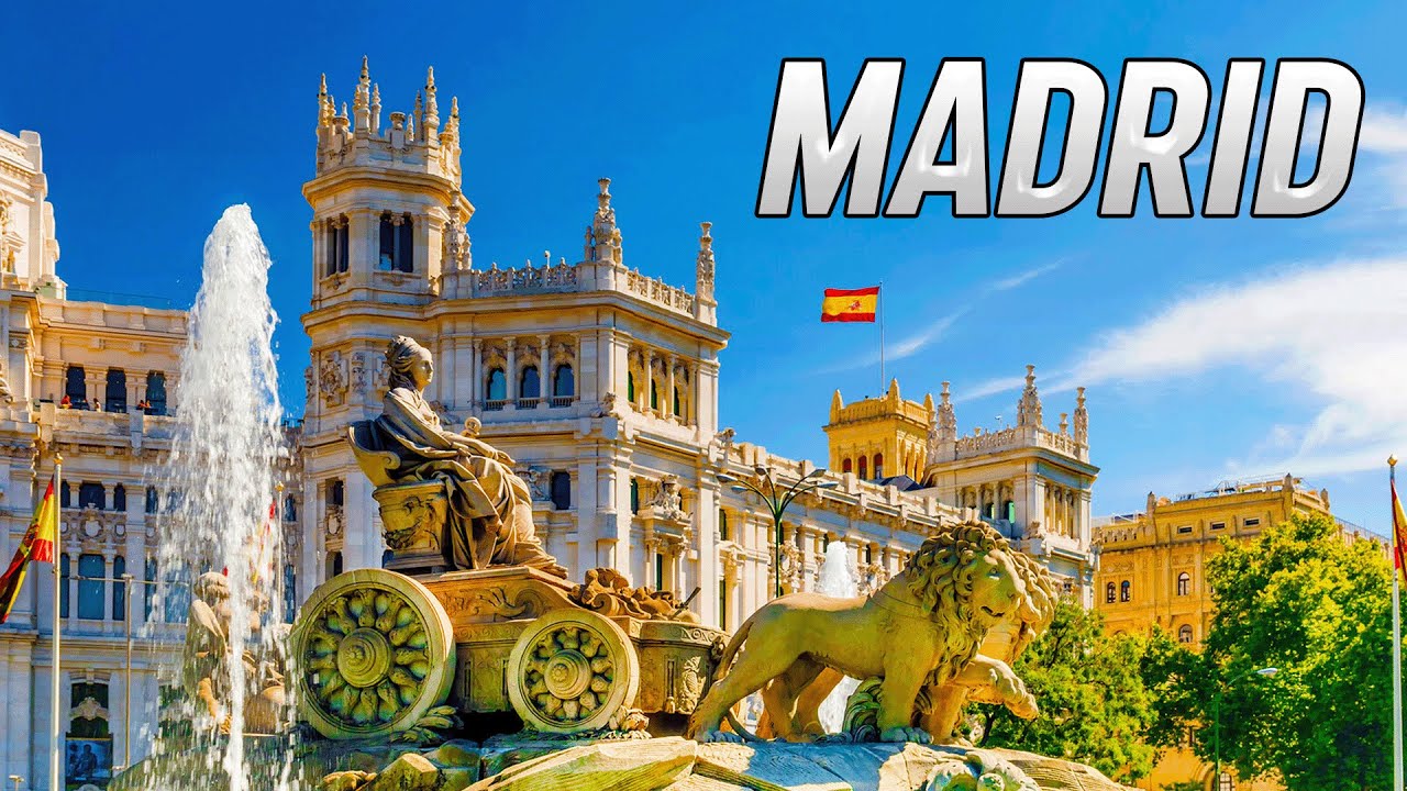 Madrid in 4K [Aerial Tour 2025] — Epic Drone Views of Gran Vía, Royal Palace & More